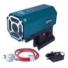 Dedra Sas+all PRO 18V 230V baterijska gornja plinska grijalica 20kW