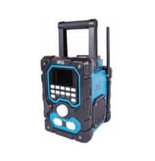Dedra SAS+ All Pro 18V 18V baterija FM Radio DAB+ Bluetooth 5.0 USB AUX LCD