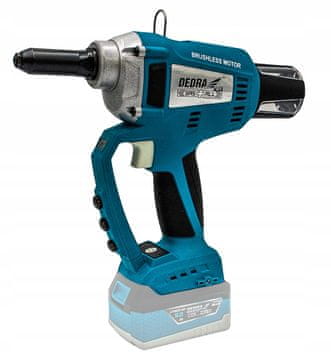 Dedra Sas+all PRO 18V bez četkica akumulatorski zakivac za zakivanje 10kN LED