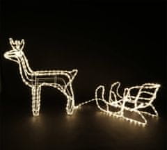 MAX-LED LED jelen sa saonicama 11m svjetleća cijev 140cm - vanjska