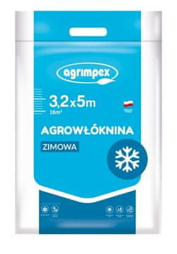 Agrimpex Debeli zimski agrotekstil 3,2m x 5m bijeli