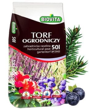 BioVita Kiseli treset za borovnice, vrtlarstvo, 50 l