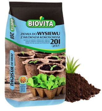 BioVita Tlo za sjetvu s kokosovim vlaknima 20l