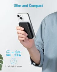 Anker 321 MagGo magnetni bežični powerbank, 5000 mAh, crni (A1616G11)
