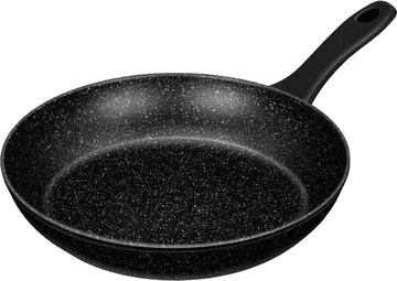 MPM Mpm osmijeh 28cm tava, kovani aluminij, crni