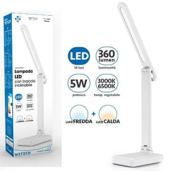 WETECH Punjiva LED stolna lampa
