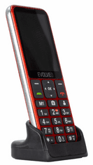 Easyphone LT EP-880 mobitel za starije osobe, 4G, crveni
