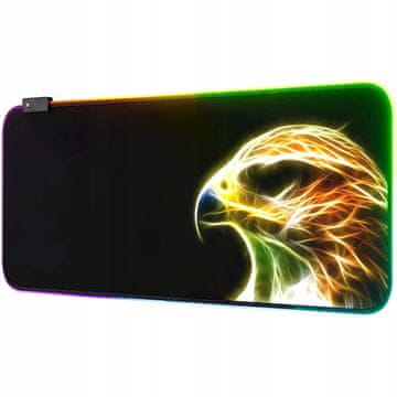 MG Falcon RGB podloga za miša 80 x 30 cm, crno