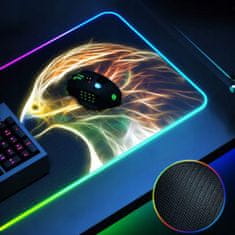 MG Falcon RGB podloga za miša 80 x 30 cm, crno