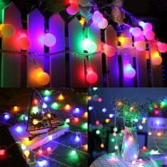 MG Garland RGB solarni lanac 50 LED 6.7m