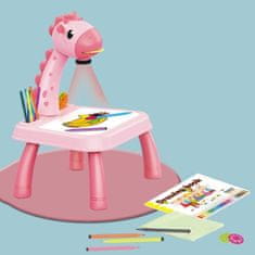 MG Drawing Giraffe projektor za crtanje, ružičasta