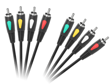 RCA kabel audio činč kabel 3m 4RCA- 4RCA Cabletech Eco-Line