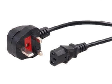 Maclean MCTV-806 42160 Kabel zasilający 3 pin 1,5m utikač GB