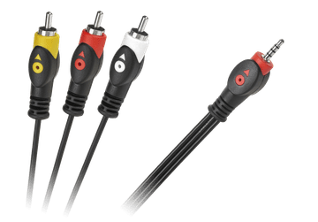 Jack Kabel Jack 3.5 mm (4-polni) - 3x RCA, 1.5 m