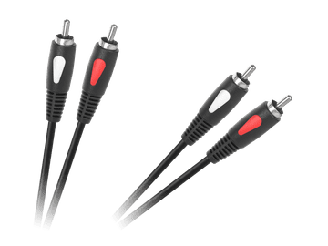 RCA kabel audio činč kabel 10 m 2RCA- 2RCA Cabletech Eco-Line