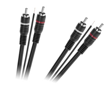 LP Kabel 2 x RCA - 2 x RCA sa kontrolnom žilom