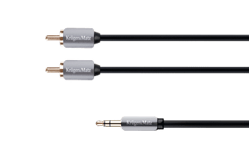 slomart Kabel jack 3.5 - 2RCA stereo 3.0m Kruger&Matz