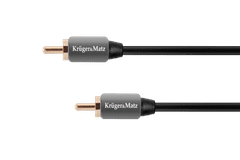 slomart Kabel 1RCA-1RCA 1.0m Kruger&Matz