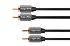 slomart Kabel 2RCA-2RCA 0.5m Kruger&Matz