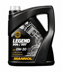 Mannol Legend 504/507 0W-30 motorno ulje, 5 l