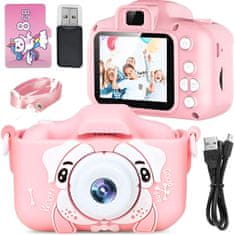 MG X5 Dog dječja kamera + 8GB kartica, ružičasta