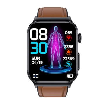 Watchmark Pametni sat Cardio One smeđe boje