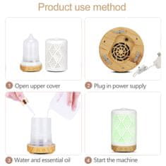 BOT Smart aroma difuzor SDC1 - bijelo i svijetlo smeđe drvo 100ml