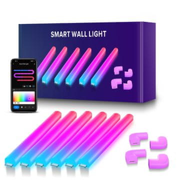 BOT LED zidna svjetiljka BWL3 6 kom WiFi Bluetooth