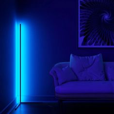 BOT Nordijska LED podna lampa N1 140 cm RGB crna