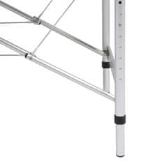 Aga Aluminijski masažni stol MR7150 Crni