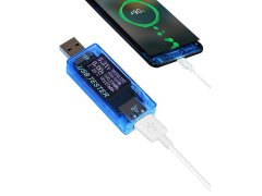 Verkgroup Digitalni LCD tester USB utičnica 3.0 4u1