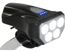 Verkgroup USB baterija. 5 LED vodootporna svjetiljka za bicikl IPX-4
