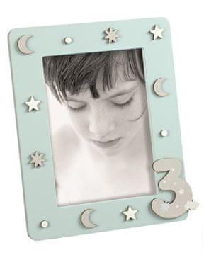 MASCAGNI A1548 SRETAN ROĐENDAN okvir drvo 13x18 plava