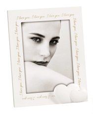 MASCAGNI A1588 VOLIM TE drvo s 2 okvira 13x18 bijela