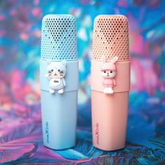 maXlife MXBM-500 Bluetooth Karaoke mikrofon, ružičasta