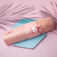 maXlife MXBM-500 Bluetooth Karaoke mikrofon, ružičasta