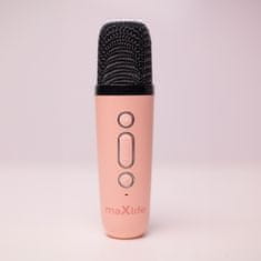maXlife MXKS-100 Bluetooth Karaoke mikrofon + zvučnik, ružičasta