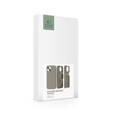 Tech-protect Silicone MagSafe maska za iPhone 15, titanium