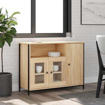 Vidaxl Ormarić, hrast Sonoma, 100x35x75 cm, materijal na bazi drva