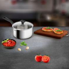 Tefal B925S655 Delicious 6-dijelni set tava, 16/20/24 cm + poklopac od nehrđajućeg čelika