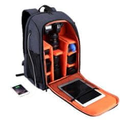 Puluz Camera Bag ruksak za fotoaparat i dodaci, siva
