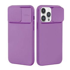 MG Privacy Lens silikonska maska za iPhone 13 Pro Max, ljubičasta
