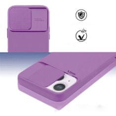 MG Privacy Lens silikonska maska za iPhone 13 Pro Max, ljubičasta