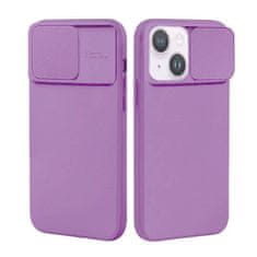 MG Privacy Lens silikonska maska za iPhone 13 Pro Max, ljubičasta