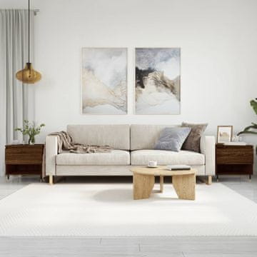 Vidaxl Klub stolići, set od 2, smeđi hrast, 50x46x50 cm