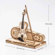 Robotime Model violine Capriccio, drvena 3D slagalica, (TG604K)