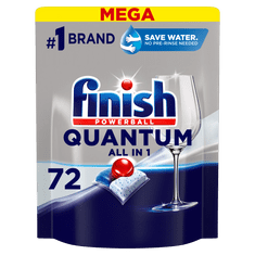 Finish Quantum All in 1 kapsule za perilicu posuđa, 72 komada