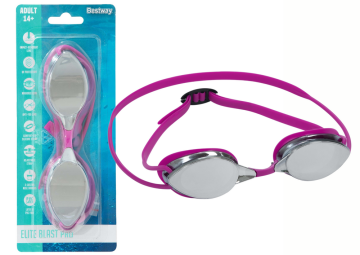 slomart BESTWAY Naočale za plivanje, zrcalne, roze, 21066