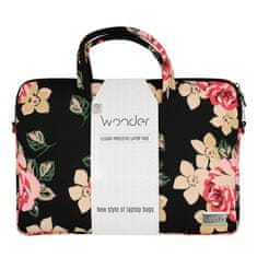 MG Wonder Briefcase torba za laptop 15-16'' black and roses