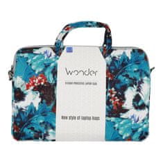 MG Wonder Briefcase torba za laptop 13-14'', white poppies